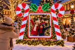 Candy Cane Photo Op with Kids