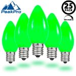 PeakPro C7 Smooth Ceramic LED Bulbs - Green main product image