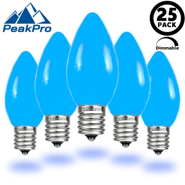 PeakPro C7 Smooth Ceramic LED Bulbs - Blue main product image