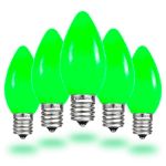 PeakPro C7 Smooth Ceramic LED Bulbs - Green product image without feature icons
