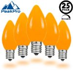 PeakPro C7 Smooth Ceramic LED Bulbs - Orange main product image