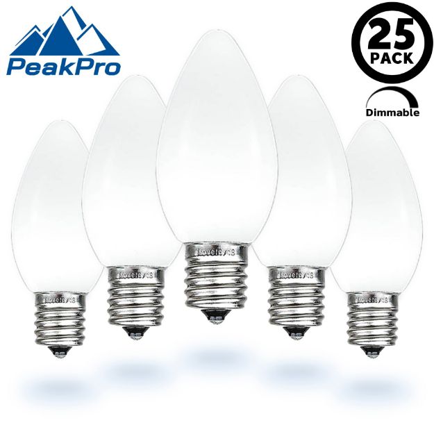 PeakPro C7 Smooth Ceramic LED Bulbs - White main product image