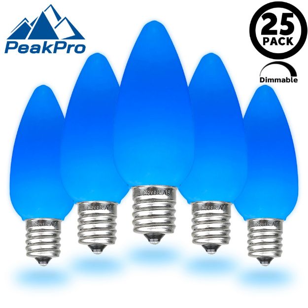 PeakPro C9 Smooth Ceramic LED Bulbs - Light Blue main product image