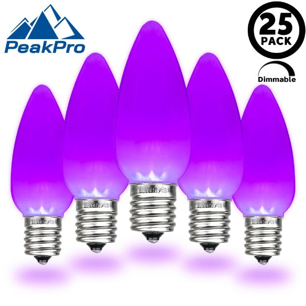 PeakPro C9 Smooth Ceramic LED Bulbs - Purple main product image