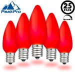 PeakPro C9 Smooth Ceramic LED Bulbs - Red main product image
