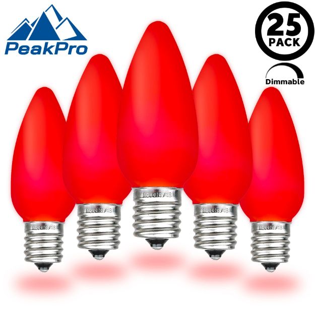 PeakPro C9 Smooth Ceramic LED Bulbs - Red main product image
