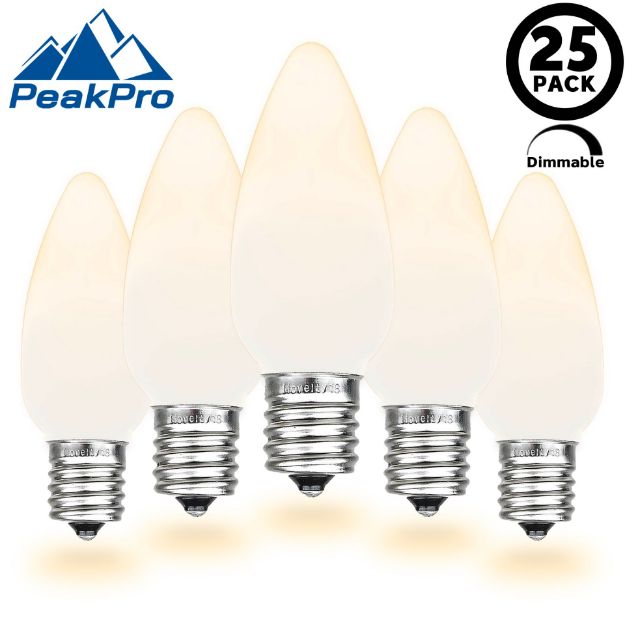 PeakPro C9 Smooth Ceramic LED Bulbs - Warm White main product image