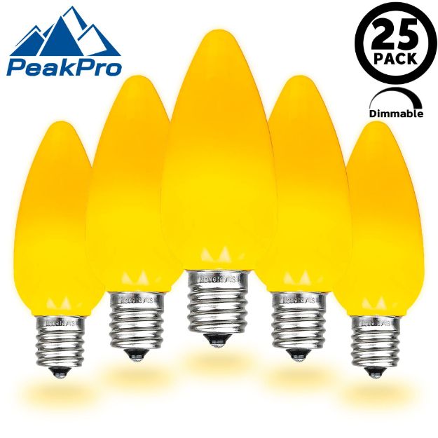 PeakPro C9 Smooth Ceramic LED Bulbs - Yellow main product image