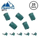 Green PeakPro C9 replacement sockets for SPT-1 wire, 25 pack