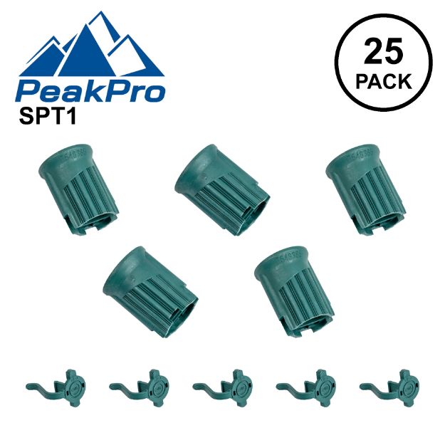 Green PeakPro C9 replacement sockets for SPT-1 wire, 25 pack