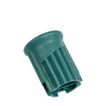 Single green PeakPro C9 socket, angled close-up