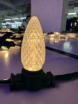 Minleon RGBW C9 bulb lit warm white