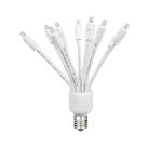 LED C9 Glitzer by Holidynamics Warm White 5pk - upright, unlit